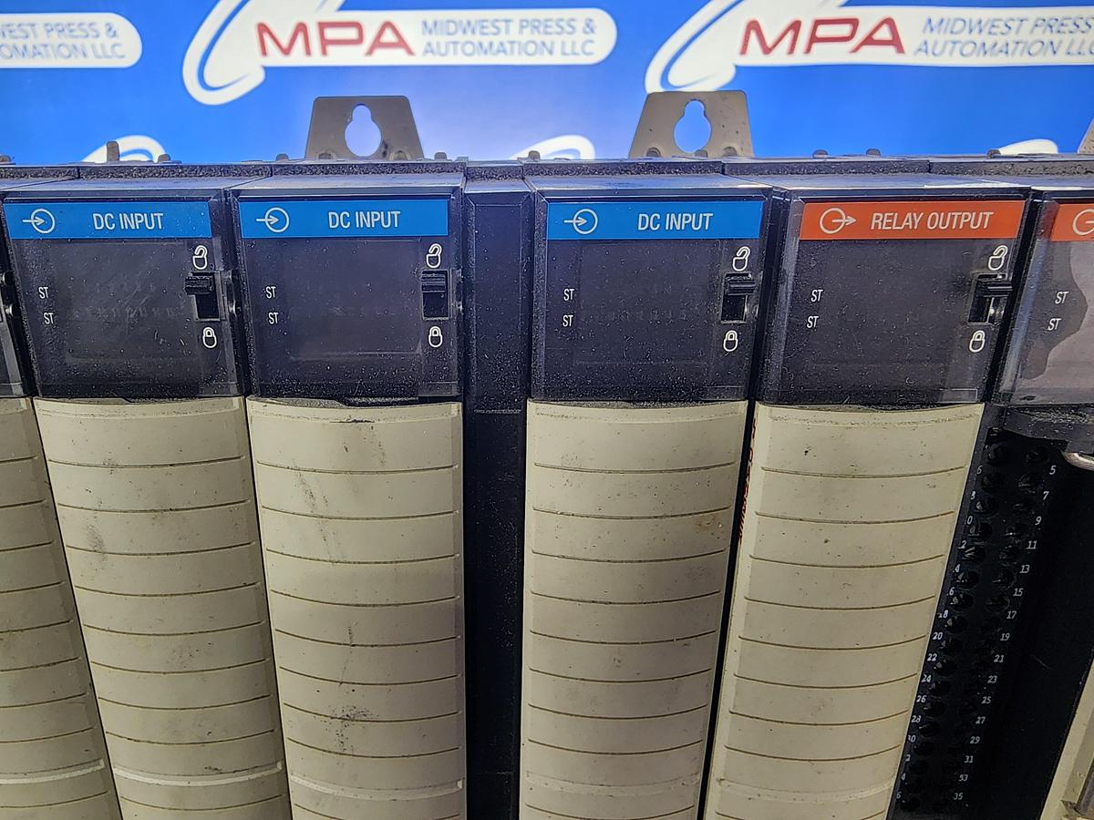 Used Allen-Bradley 1576-A13 Complete 13 slot Chassis  1756-PA75 Power supply Logix5562