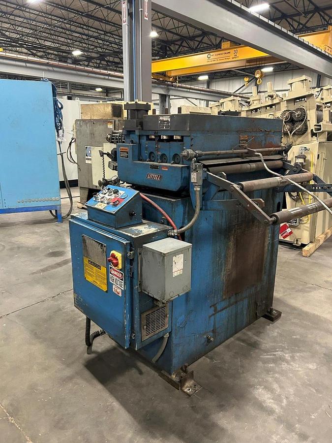 Used 30" LITTELL POWERED COIL STRAIGHTENER