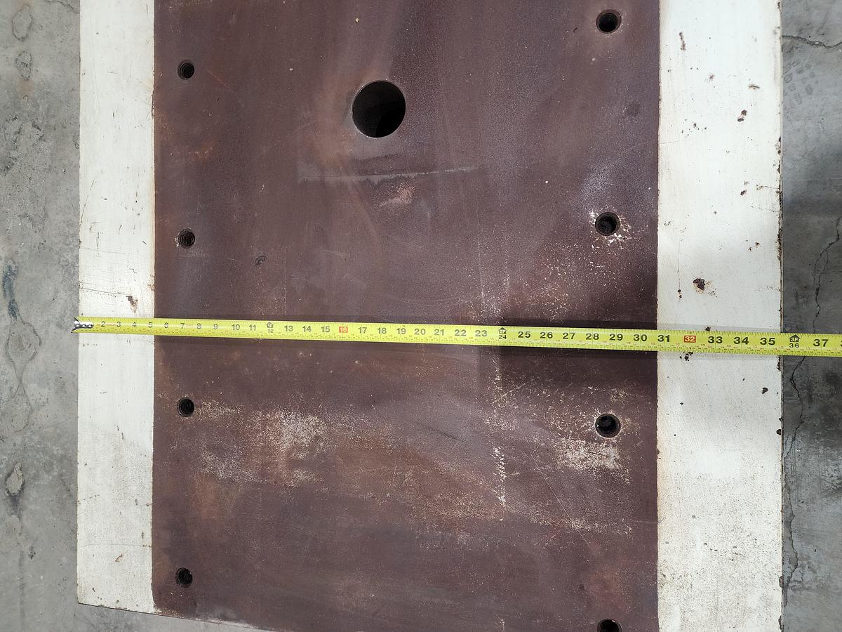 Used 35.5" x 95" x 4" Ram Plate