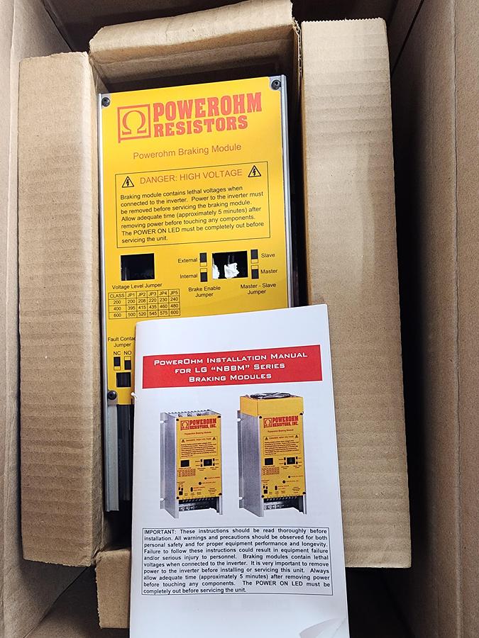 Hubbell Powerohm Resistors NBBM-V460-A30 Brake Module