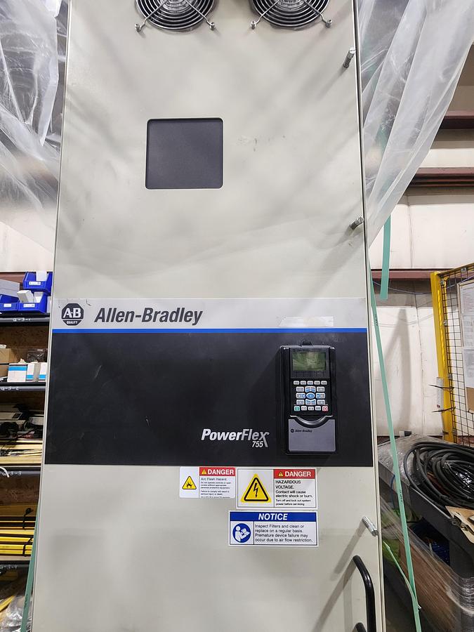 Used Allen-Bradley 20G1ABD710JN2NNNNN 600 HP Powerflex 755 Air Cooled AC Drive VFD