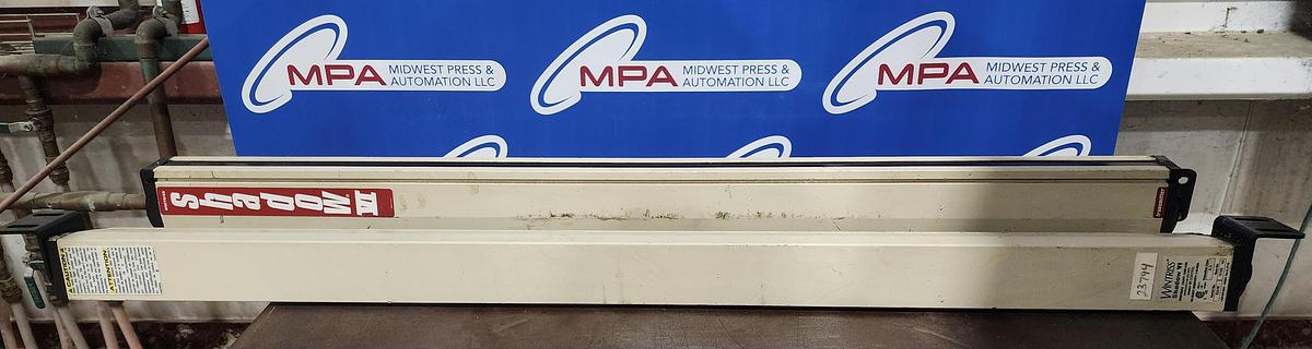 Used Wintriss 9674006 35.75" Shadow VI Rx and Tx Light Curtain Set