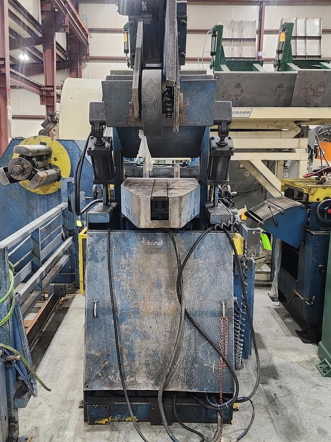 Used 15,000 LB x 24" WIDE COE COMPLETE COIL FEED LINE