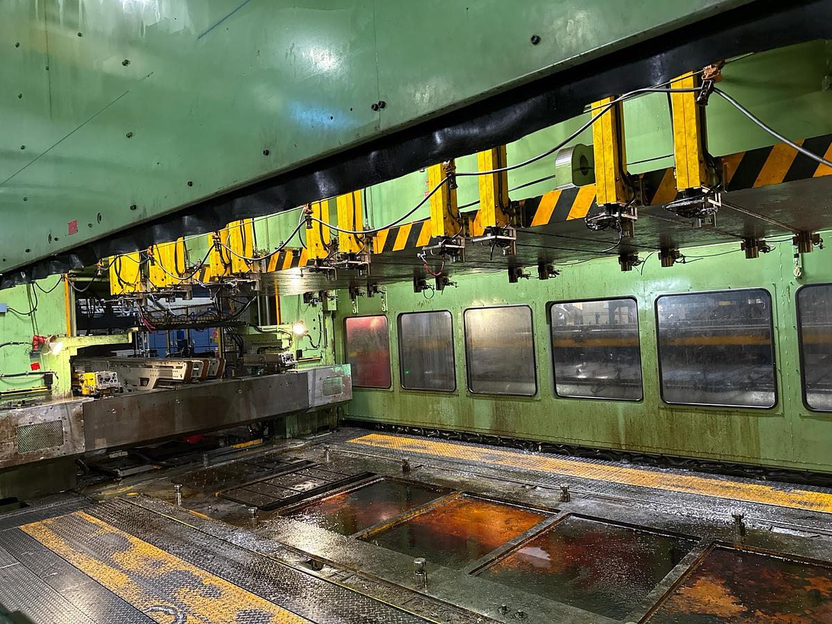 Used 2012 AIDA TMX-S2-1200 STRAIGHT SIDE PRESS w/COILTECH FEED LINE
