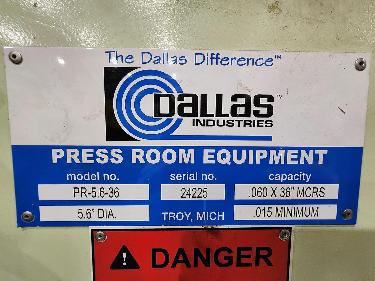 Used 36" WIDE DALLAS STRAIGHTENER
