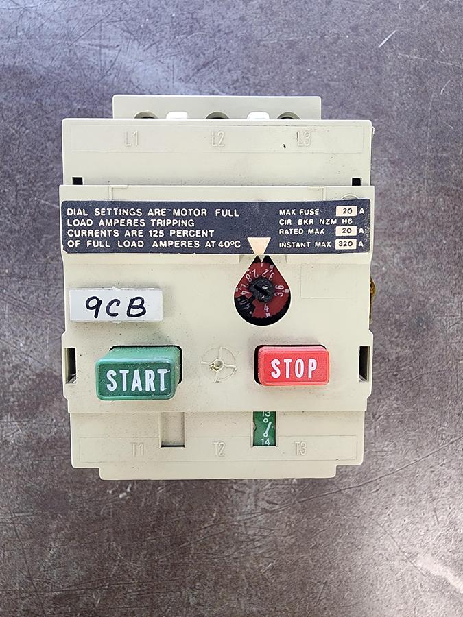 Used Klockner-Moeller PKZMO-4-NA Manual Motor Starter