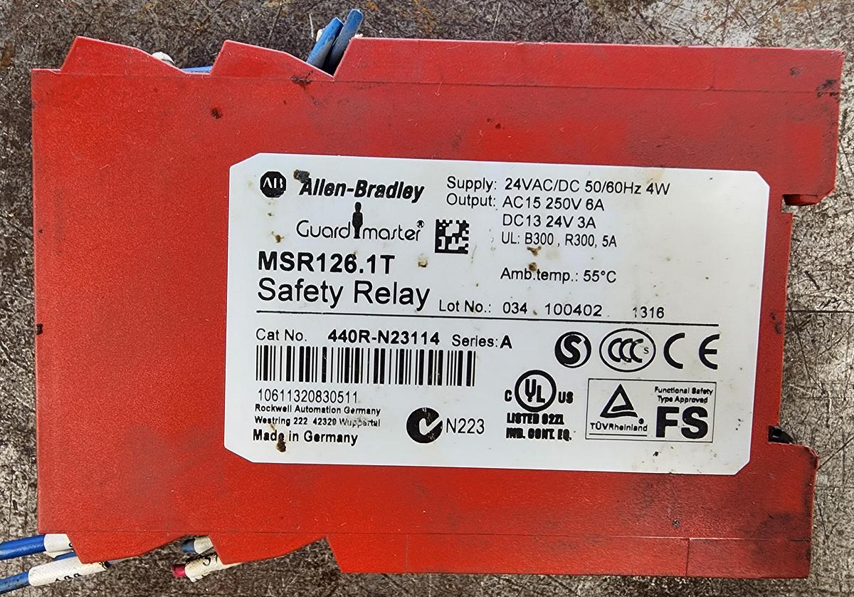Used Allen-Bradley MSR126.1T Safety Relay