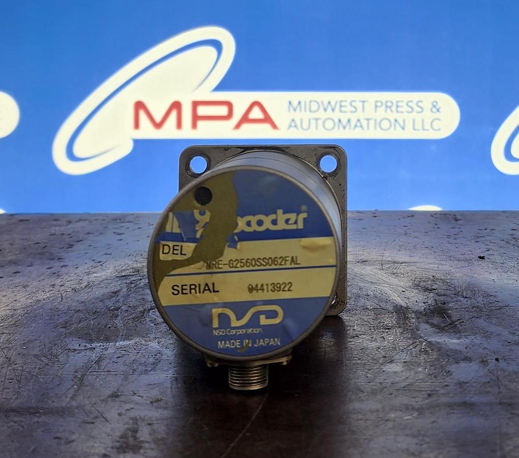 Used NSD Corporation MRE-G2560SS062FAL Encoder