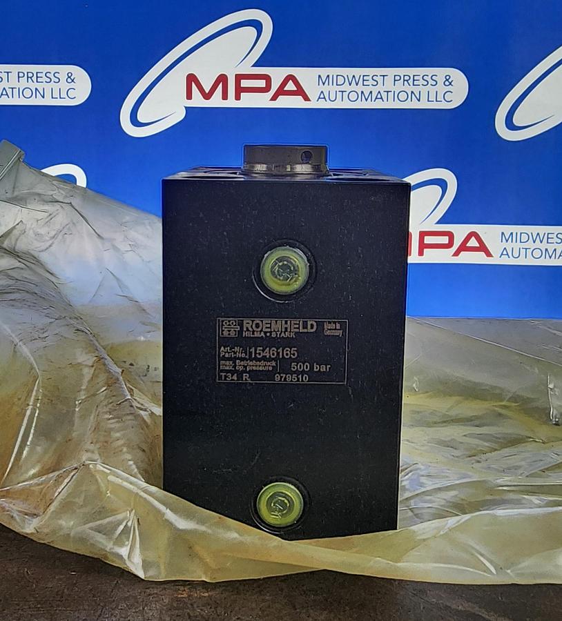 Roemheld 1546165 Double Acting Block Cylinder