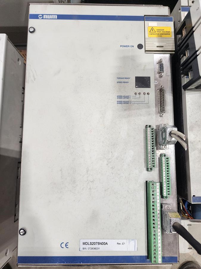 Used NUM MDLS2075N00A AC Servo Drive