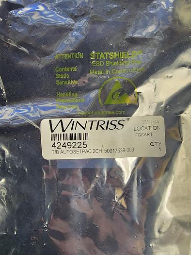Used Wintriss D42440 / 4249225 2CH AutosetPAC Board