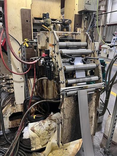 Used 8,000 LB x 8" x .125" MINSTER COIL FEED LINE