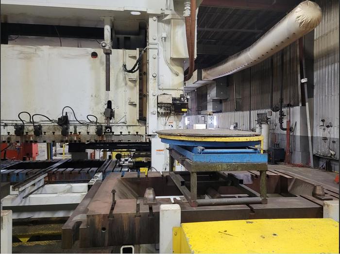 Used 1,000 TON MINSTER E2-1000-144 X 60 STRAIGHT SIDE PRESS