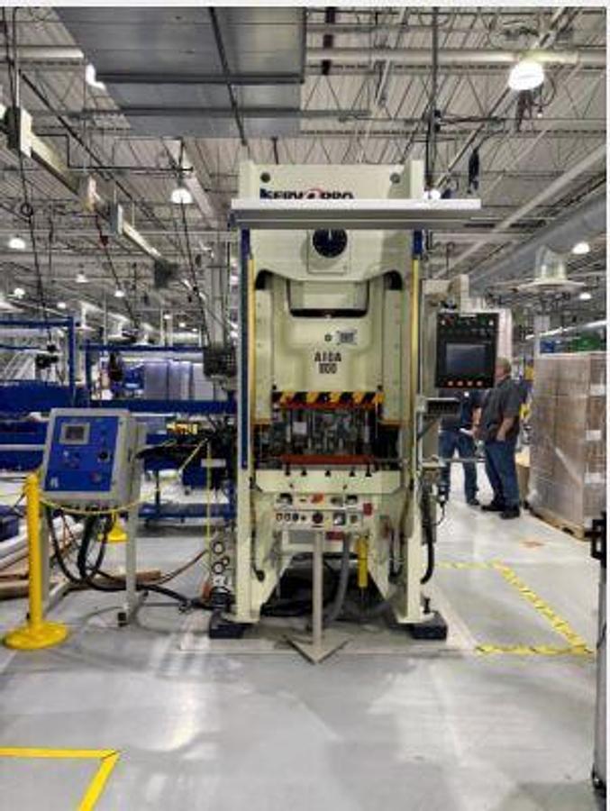 Used 2015 88 TON AIDA MODEL DSF-N1-800 GAP FRAME SERVO PRESS