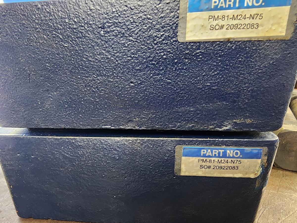 Used Unisorb Quantum PM-81 / PM-81-M24-N75 Vibro Pads / Isolation Mounts