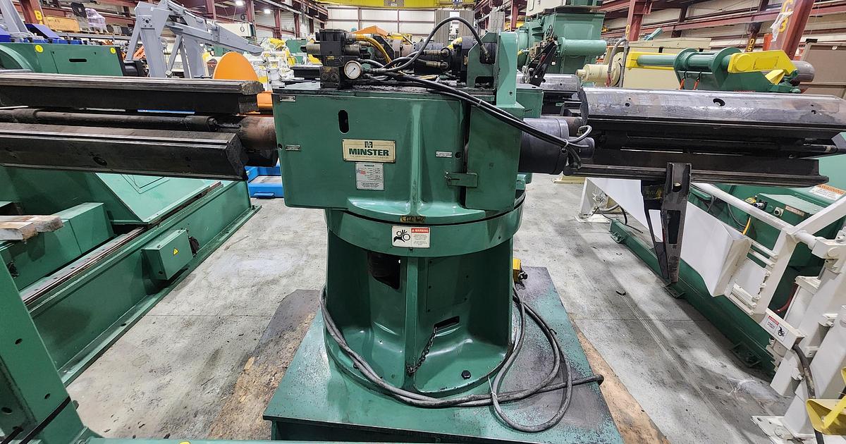 Used 32" x .350" 10,000 lb MINSTER FEED LINE