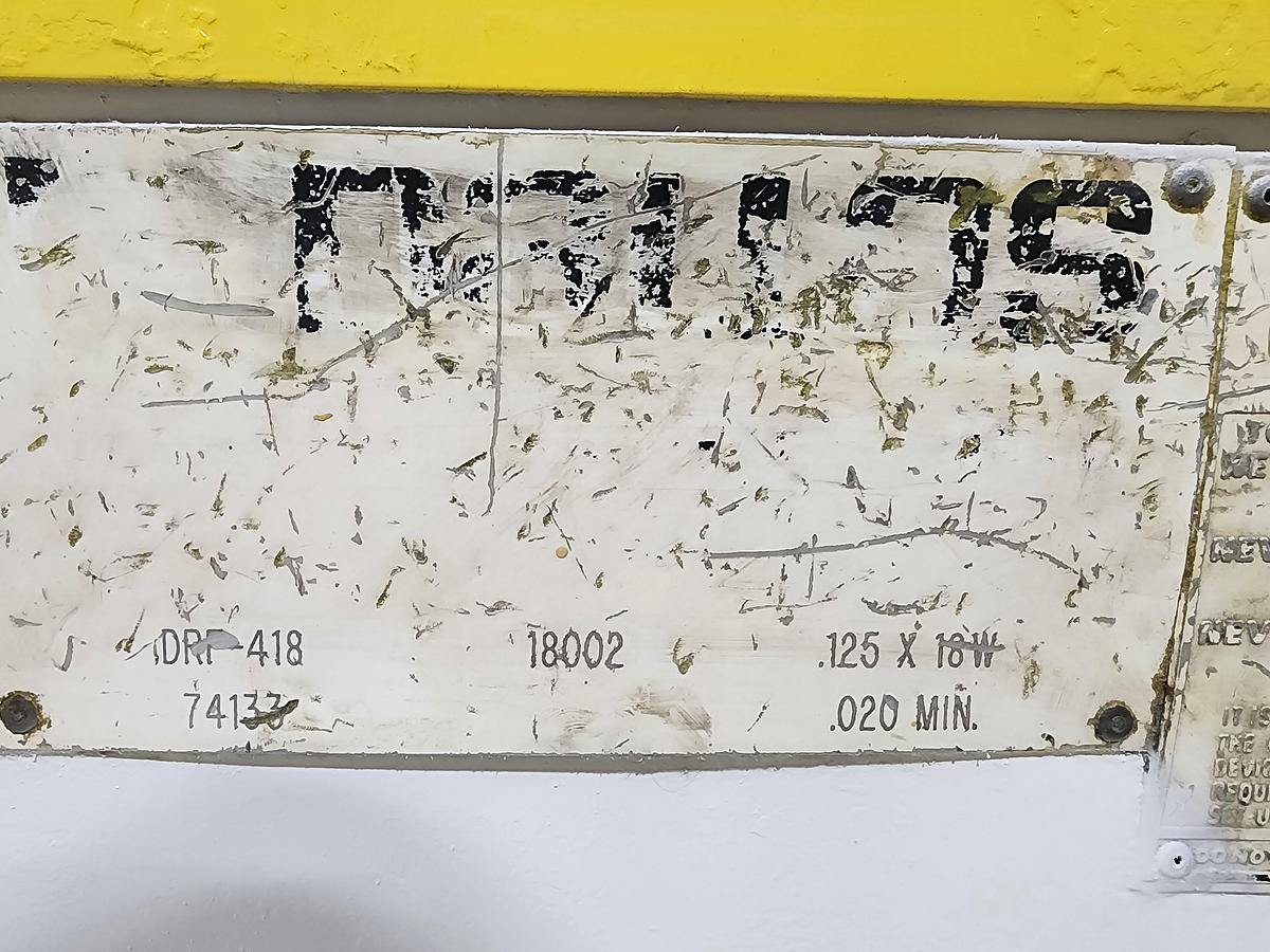 Used 18" DALLAS SERVO CABINET STYLE FEEDER