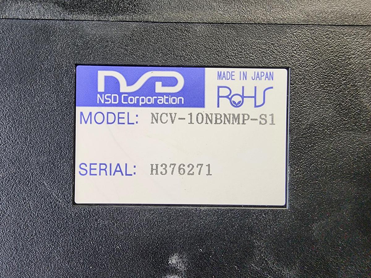 Used NSD Corporation NCV-10NBNMP-S1 NCV-10N Controller