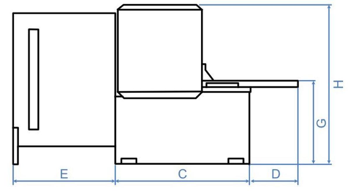 OTINUS PRO: GUILLOTINE SHEAR 1/4" x 83" CYBTOUCH-8W