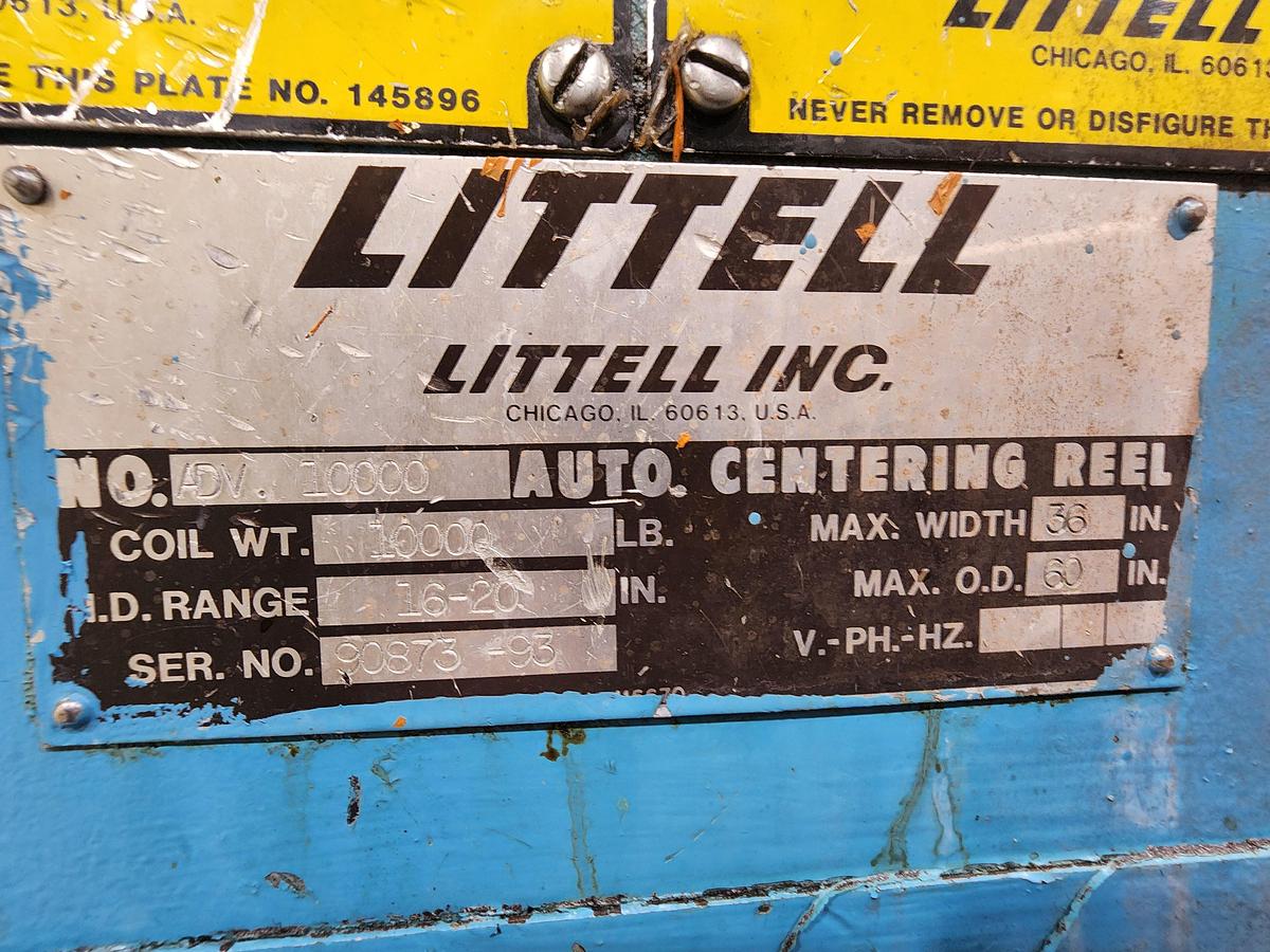 Used 36" x .179 x 10,000 LB LITTELL FEED LINE