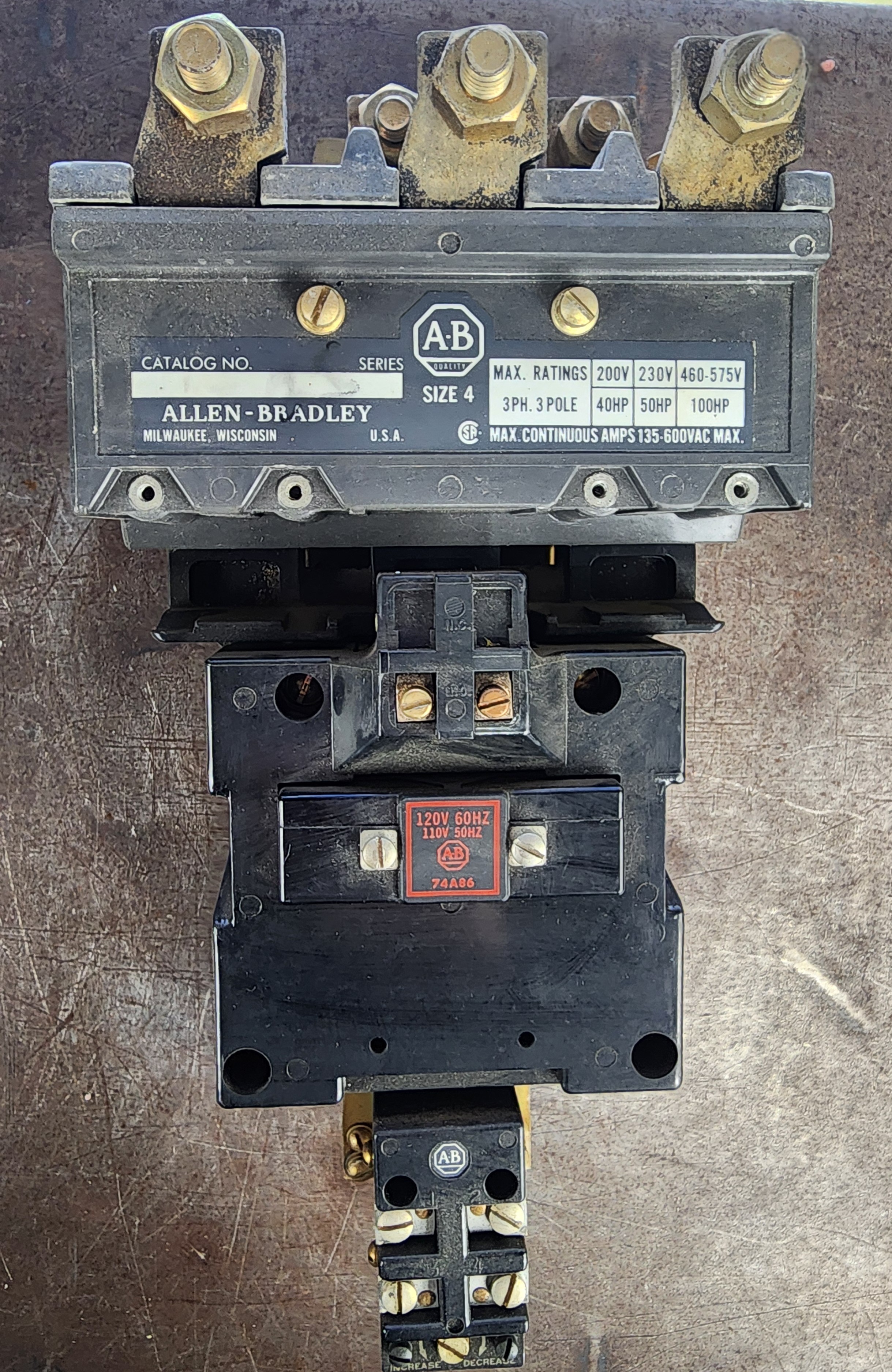 Used Allen-Bradley Size 4 Starter