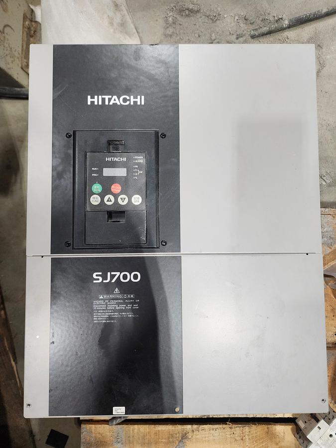 Used Hitachi Model: SJ700-370LFF2 SJ700 Inverter / 37 kw 50 HP