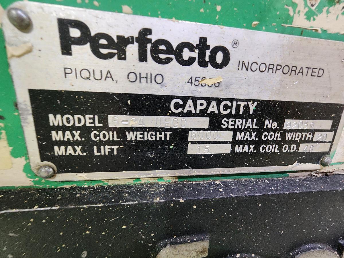 Used 20" x 6,000 LB PERFECTO FEED LINE