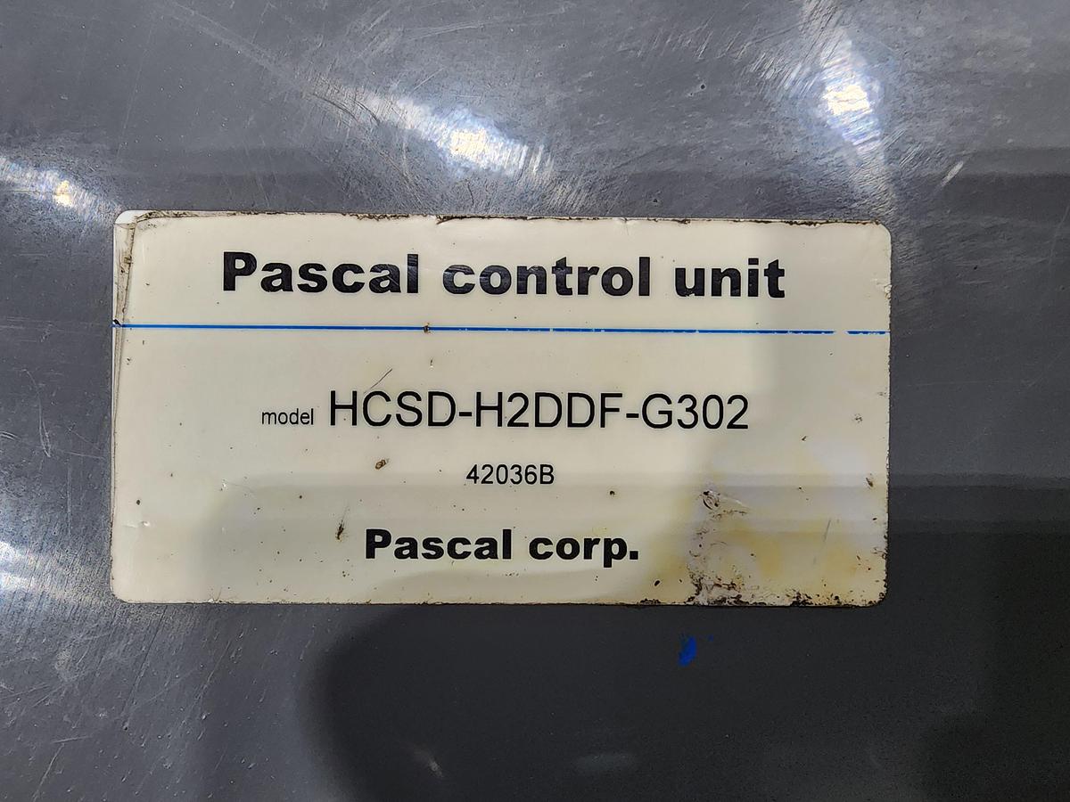 Used Pascal Corp. HCSD-H2DDF-G302 Control Unit / SAA210P-F-LC Pressure Switches