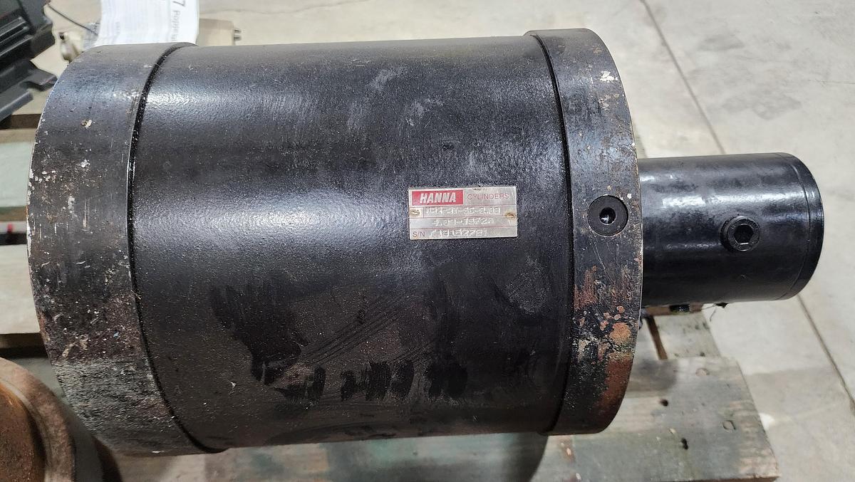 Used Hanna Cylinders MR2-RT-SC-8.00-4.00-JSF2A Minster Reel Drawback Cylinder