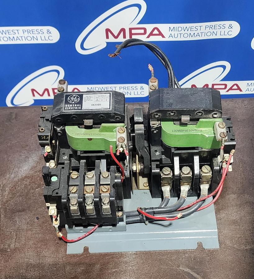 Used General Electric CR209D0 Size 2 Reversing Starter