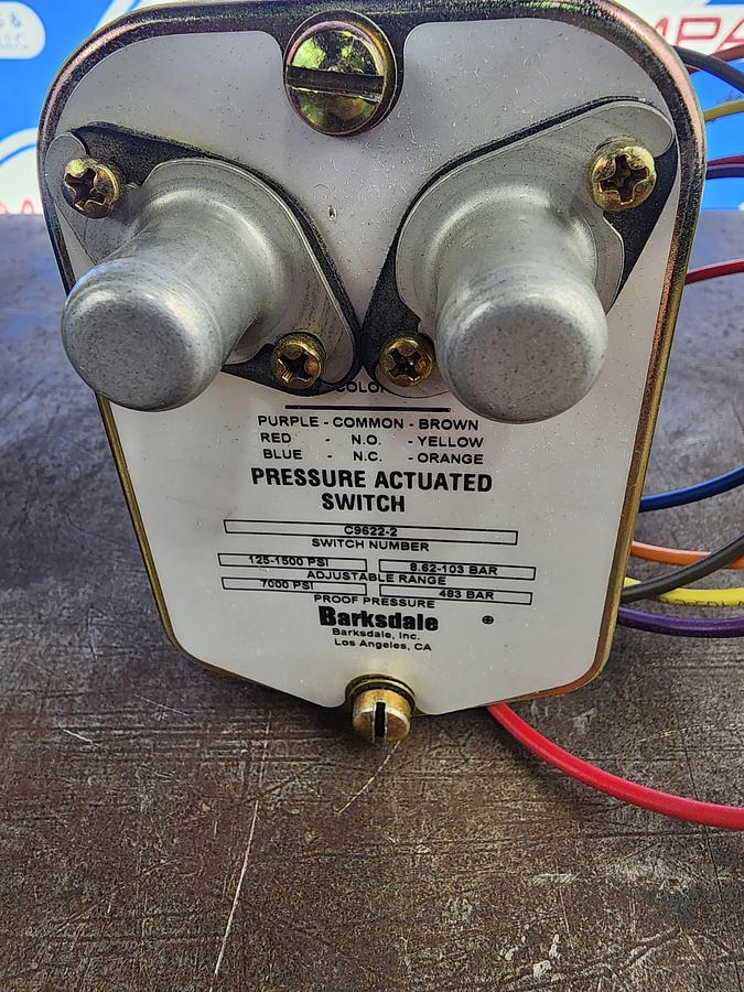 Barksdale C96622-2 Pressure Switch