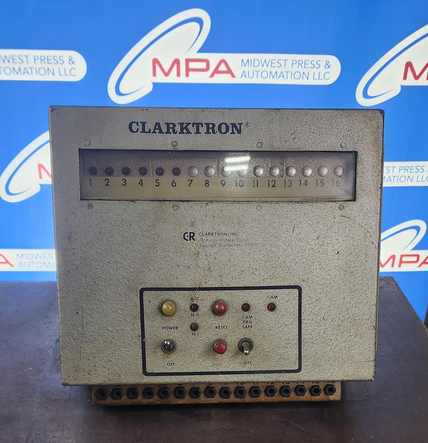Used Clarktron RIMFIRE 3-6 Control of Minster #7