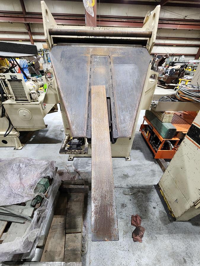 Used 15,000 LB x 30" WIDE PERFECTO COMPLETE COIL FEED LINE