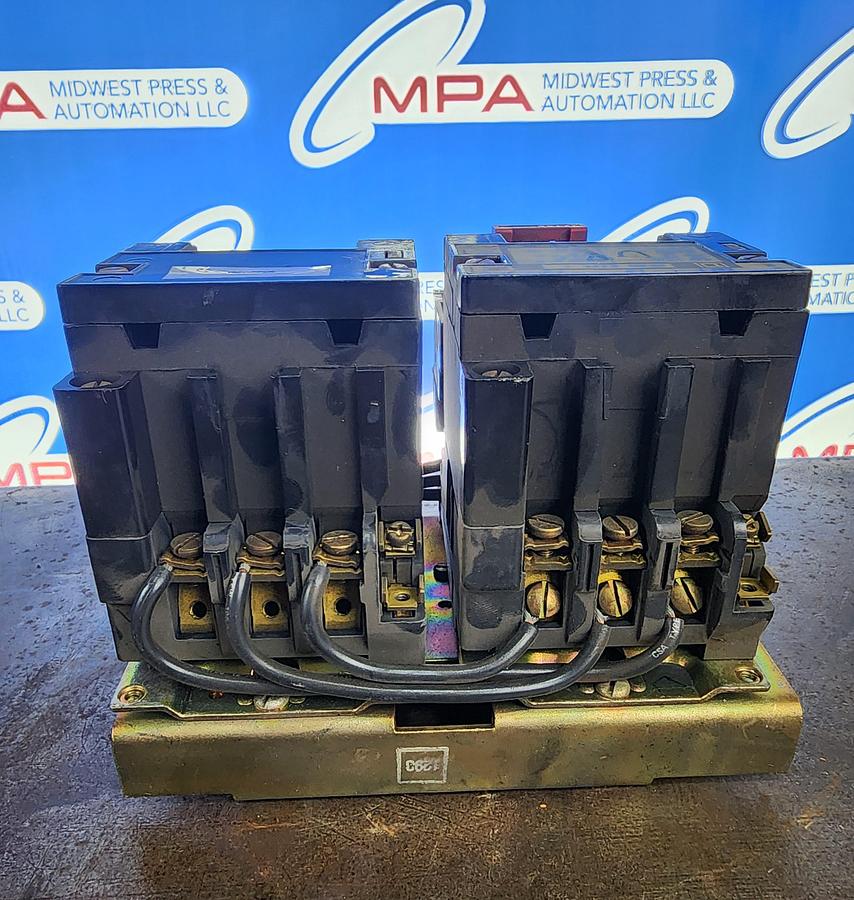 Used Square D 8736SC08 Nema size 1 Reversing Starter Class 8736 Type SC0 8