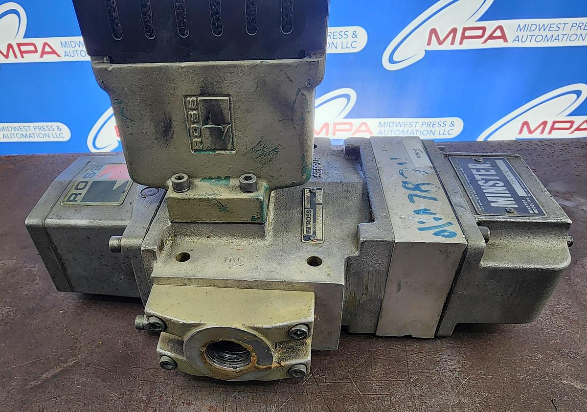 Used Ross Controls 3573A5949 / 250-0241 Solenoid Valve