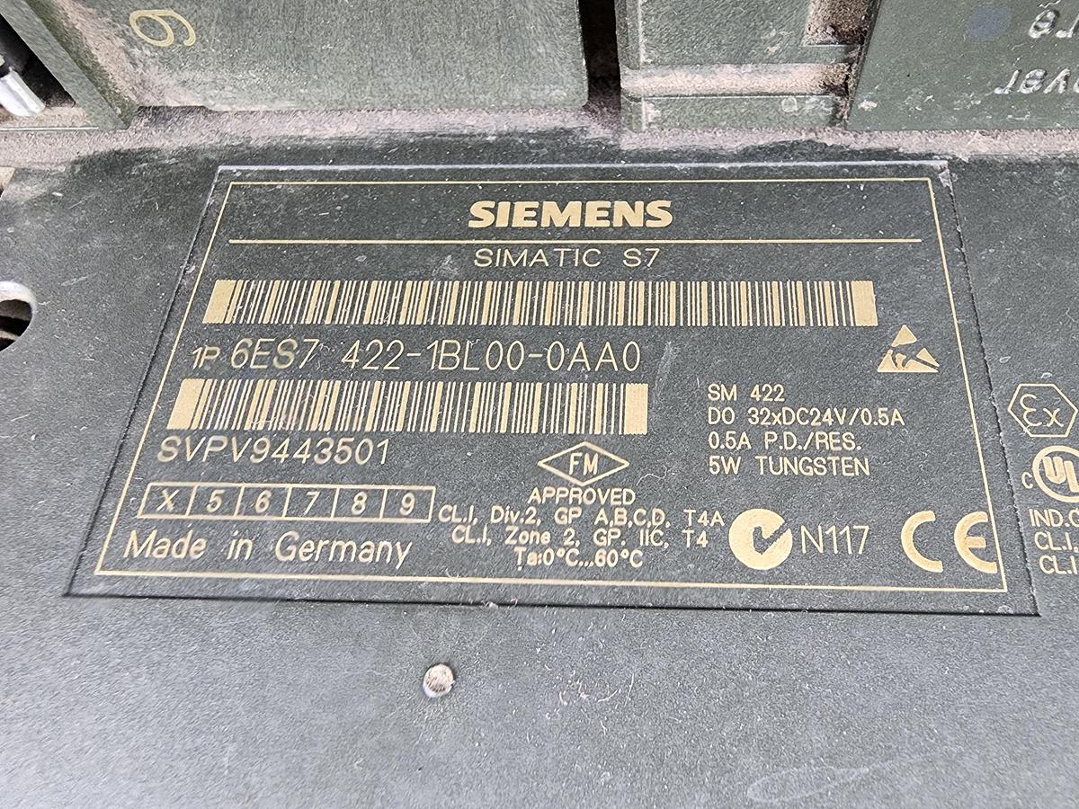 Used Siemens 407-0DA02-0AA0 / 414-2XK05-0AB0 / 431-1KF00-0AB0 / 421-1BL01-0AA0 PLC