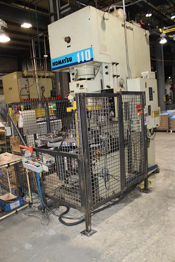 Used 1994 121 TON KOMATSU MODEL OBS110-3 GAP FRAME PRESS