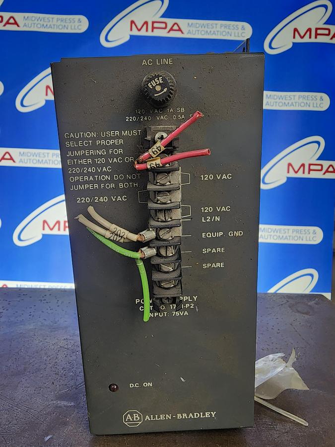 Used Allen-Bradley 1771-P2 Power Supply