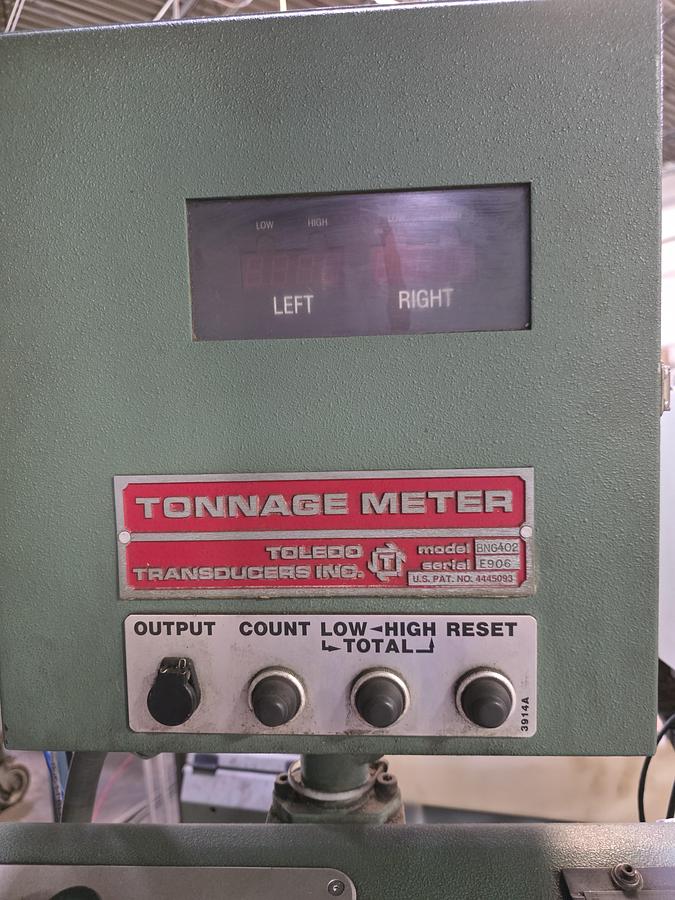 Used Bruderer Model BSTA-60HL Straight Side Press