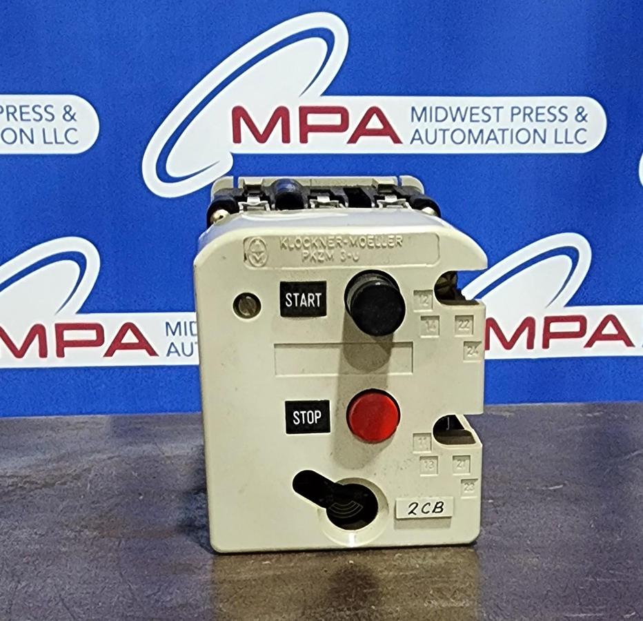 Used Klockner-Moeller PKZM3-32-U-NA Manual Motor Starter