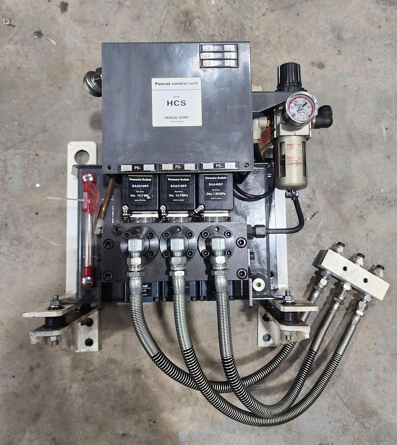 Used Pascal Corp. Model: HCS Control Unit / SAA210PF Pressure Switches
