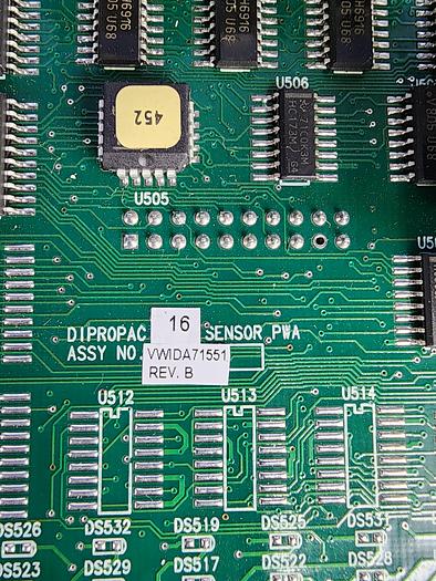 Used Data Instruments DIPROPAC 16 Sensor ASSY VWIDA71551 for SmartPAC Wintriss