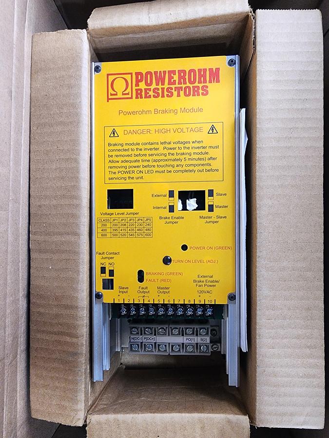 Hubbell Powerohm Resistors NBBM-V460-A30 Brake Module