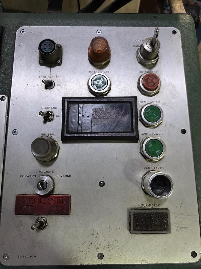 Used Bruderer Model BSTA-60HL Straight Side Press