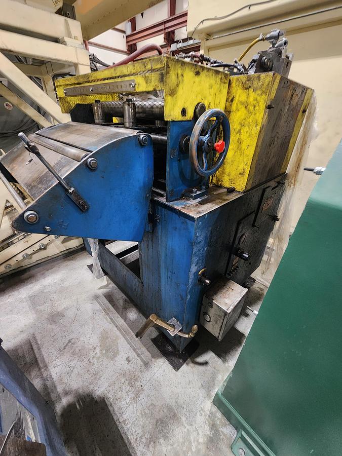 Used 15,000 LB x 24" WIDE COE COMPLETE COIL FEED LINE