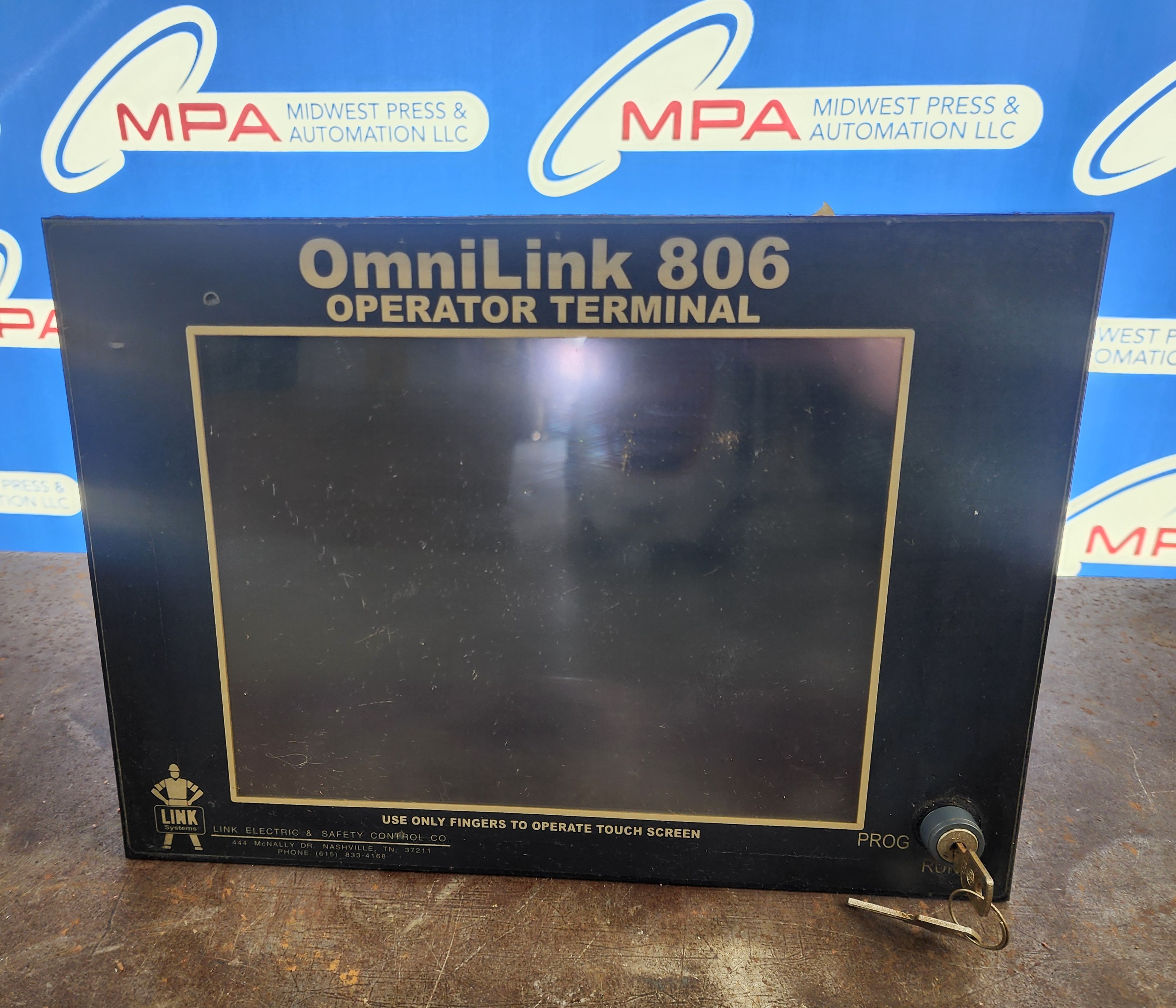 Used Link Electric OT-806 Omnilinnk 806 Operator Terminal
