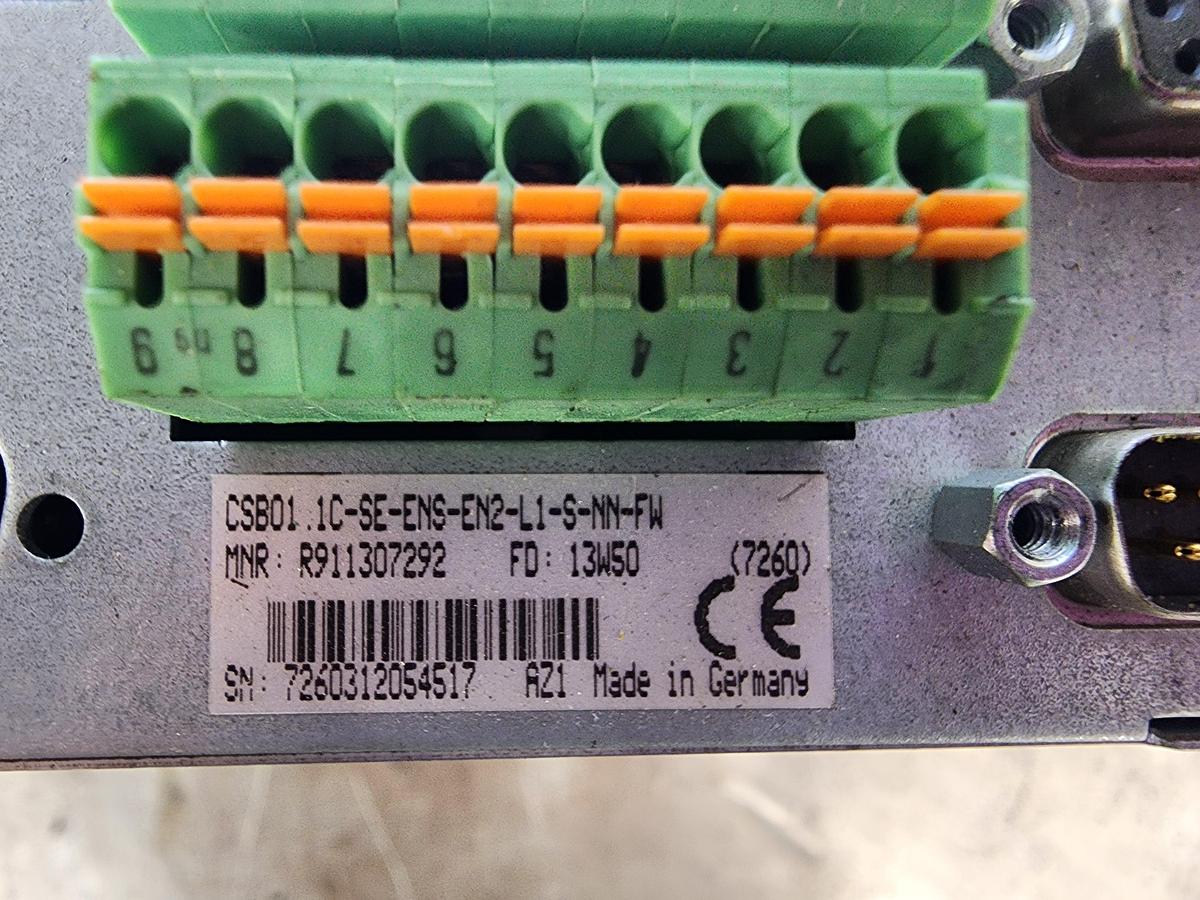 Used Rexroth HMS01.1N-W0020-A-07-NNNN / HMS01.1N-W0020 / R911307292 Servo Drive