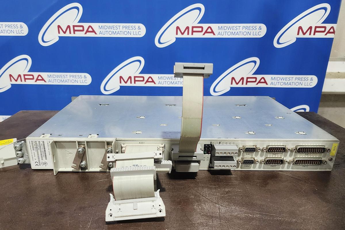 Used Siemens 6SN1118-0DM33-0AA1 Simodrive LT- Module INT. 2X15A / 6SN1123-1AB00-0AA1