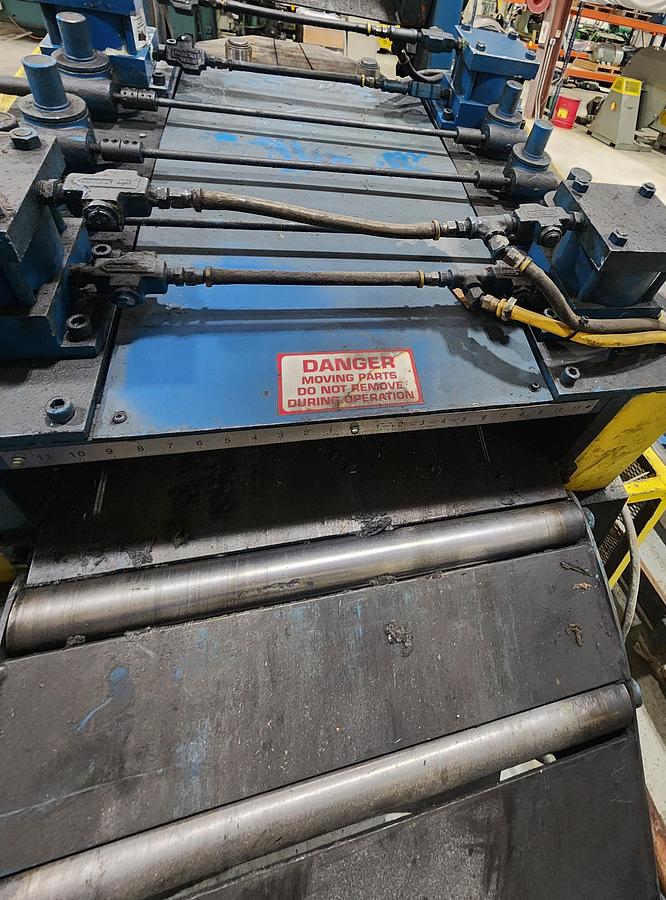 Used 15,000 LB x 24" WIDE COE COMPLETE COIL FEED LINE