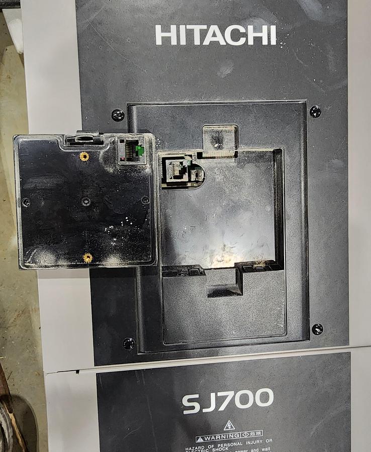 Used Hitachi Model: SJ700-370LFF2 SJ700 Inverter / 37 kw 50 HP